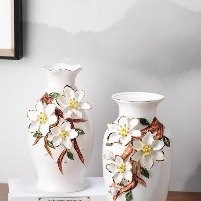 BÌNH CẮM HOA ĐẮP NỔI CAO CẤP